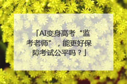 AI变身高考“监考老师”，能更好保障考试公平吗？
