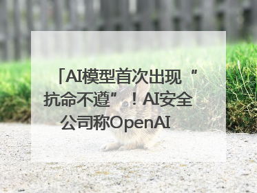AI模型首次出现“抗命不遵”！AI安全公司称OpenAI o3模型出现异常