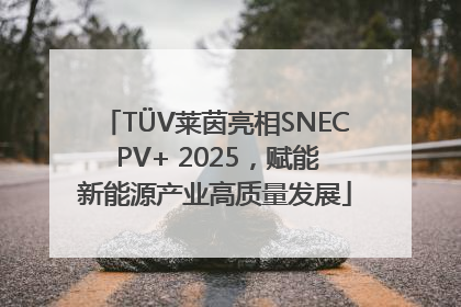 TÜV莱茵亮相SNEC PV+ 2025，赋能新能源产业高质量发展